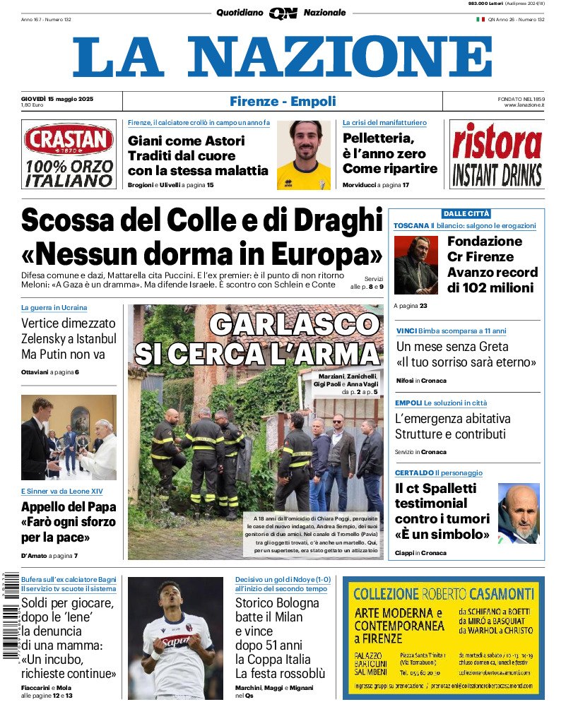 Prima-pagina-la nazione-edizione-di-oggi-20250515